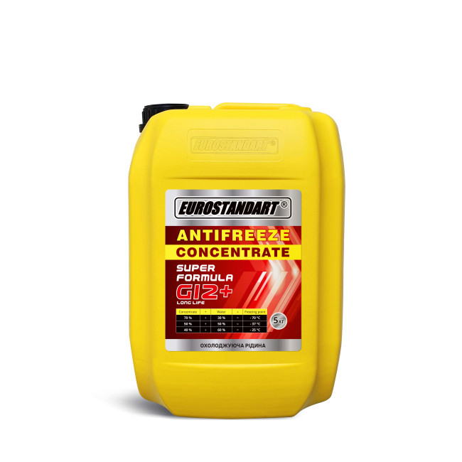 Охолоджувальна рідина EUROSTANDART ANTIFREEZE SUPER FORMULA G12+ CONCENTRATE